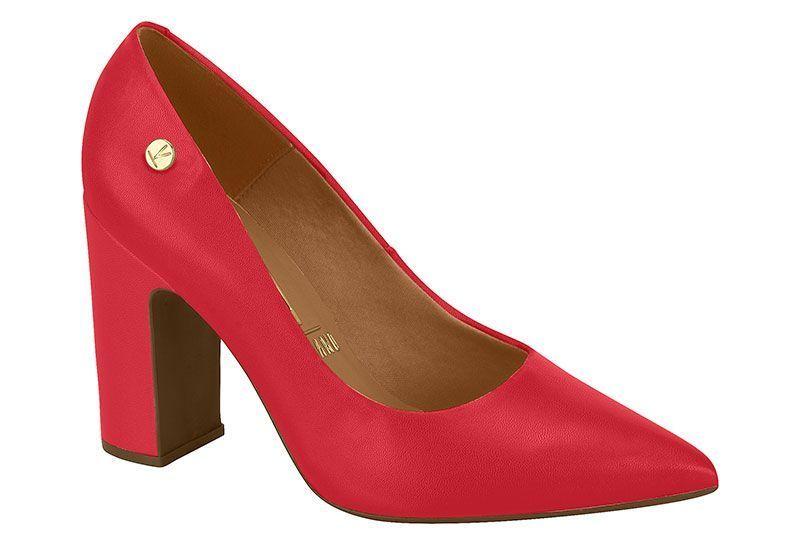 Zapato Mujer Taco Cuadrado Rojo 1285-400- Vizzano-0