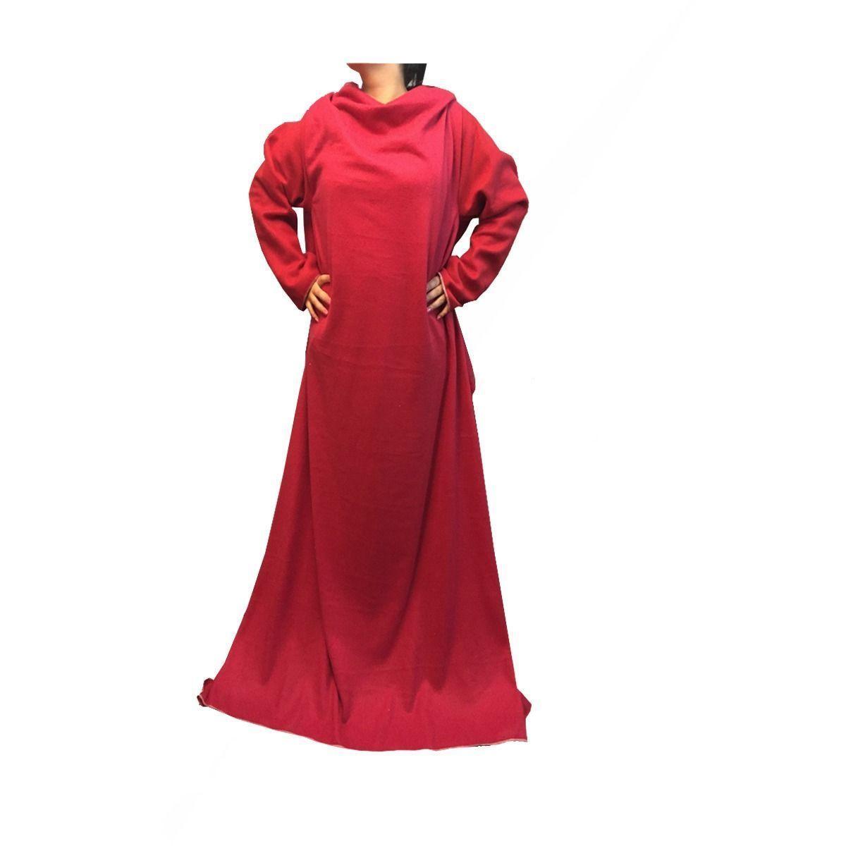 Manta De Polar Con Rojo-0