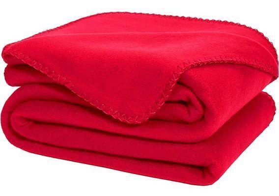 Manta De Polar Con Rojo-4