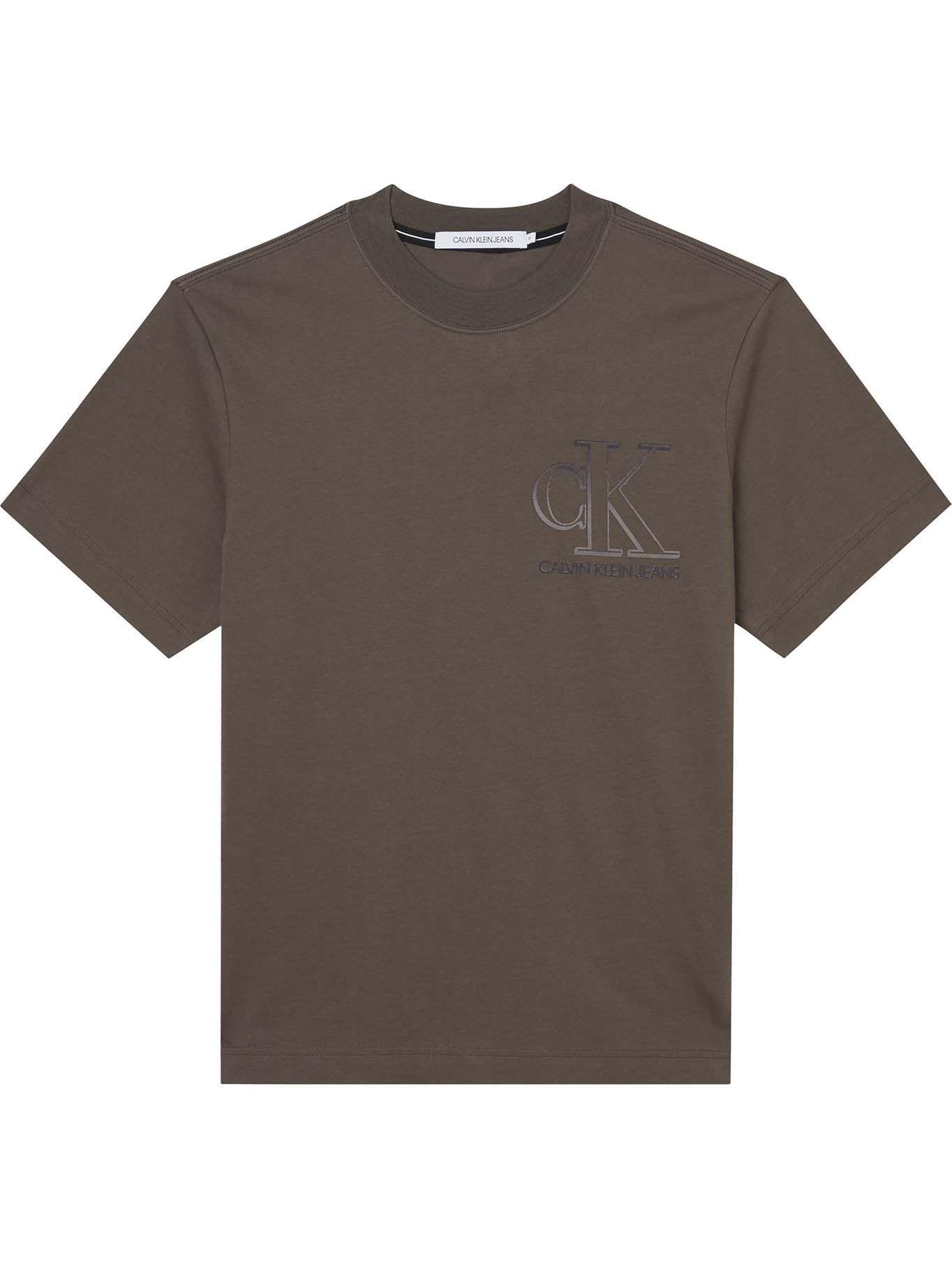Polera Degrade Bold Verde Olivo Calvin Klein-0