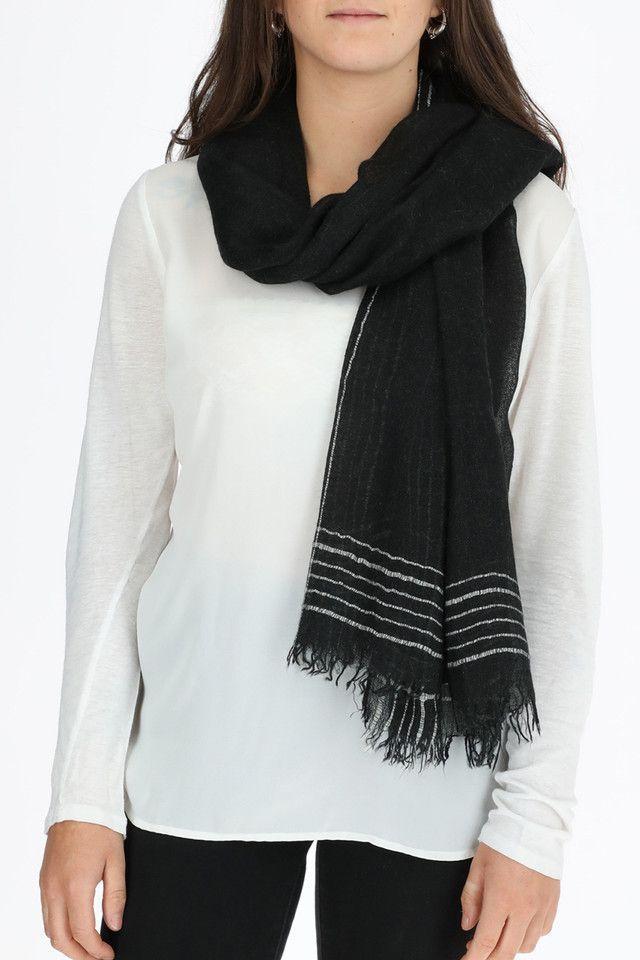 Pañuelo Liso Hope Negro Humana-2