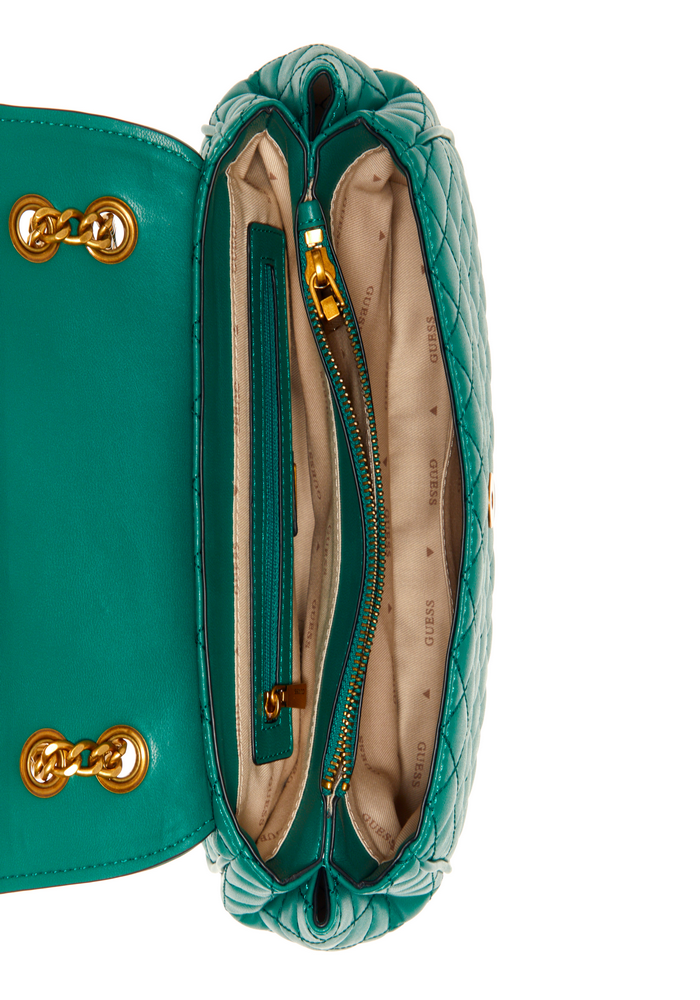 Cartera Maila Convertible Xbody Ivy Verde Guess-3