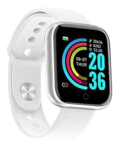 Smartwatch Bracelet D20 Para Samsung y Iphone Blanco-2
