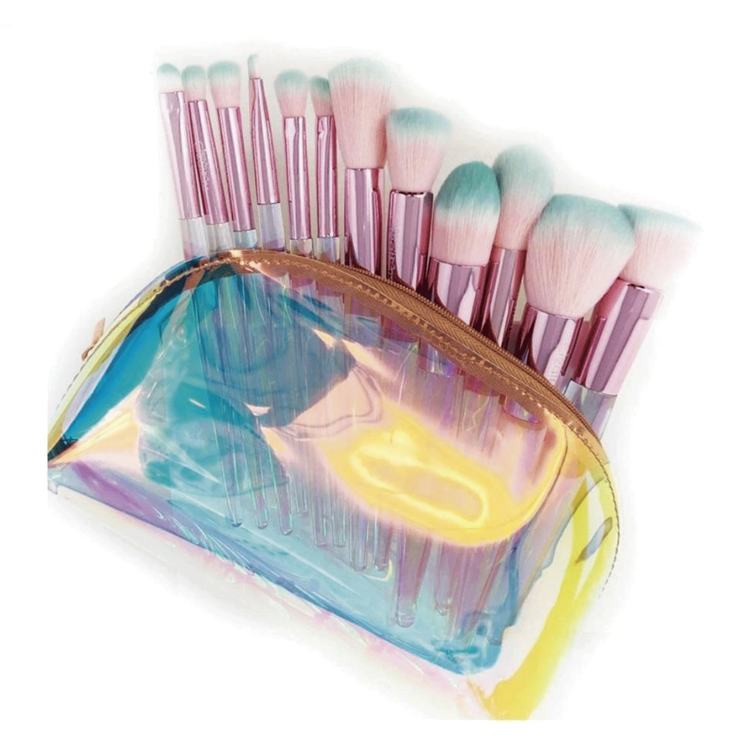 Pack Paleta De Sombras "The Sweetest" + Set 12 Brochas Holo Fun y Estuche Beauty Creations-6