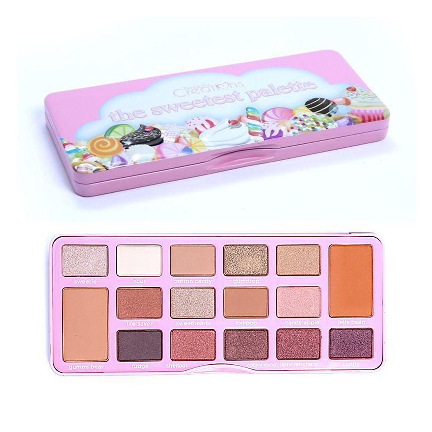 Pack Paleta De Sombras "The Sweetest" + Set 12 Brochas Holo Fun y Estuche Beauty Creations-2