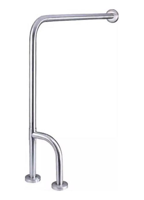 Barra De Seguridad Inoxidable Al Muro-suelo De 3 Apoyos-3