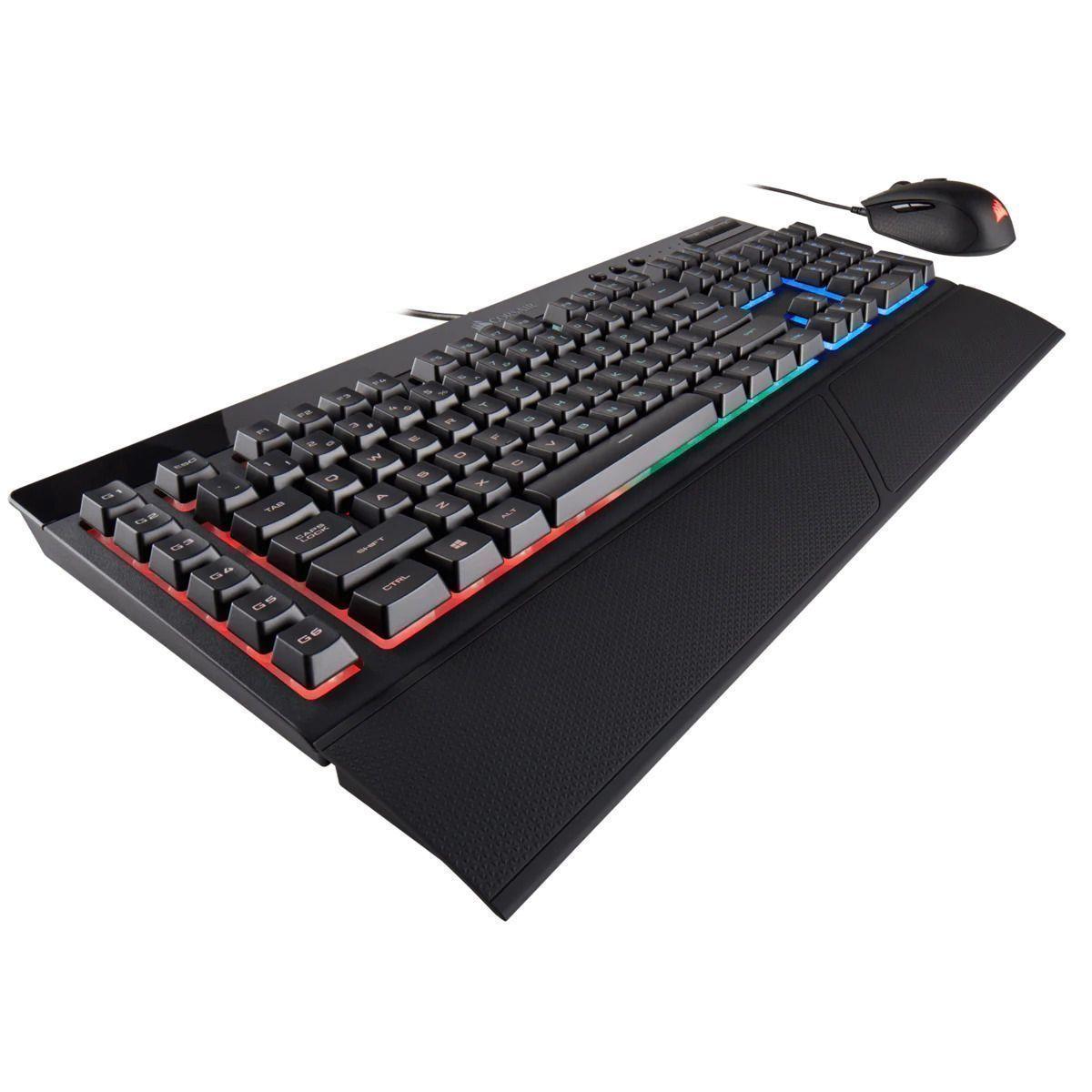 Combo Teclado K55 + Mouse Gamer Harpoon Corsair-0