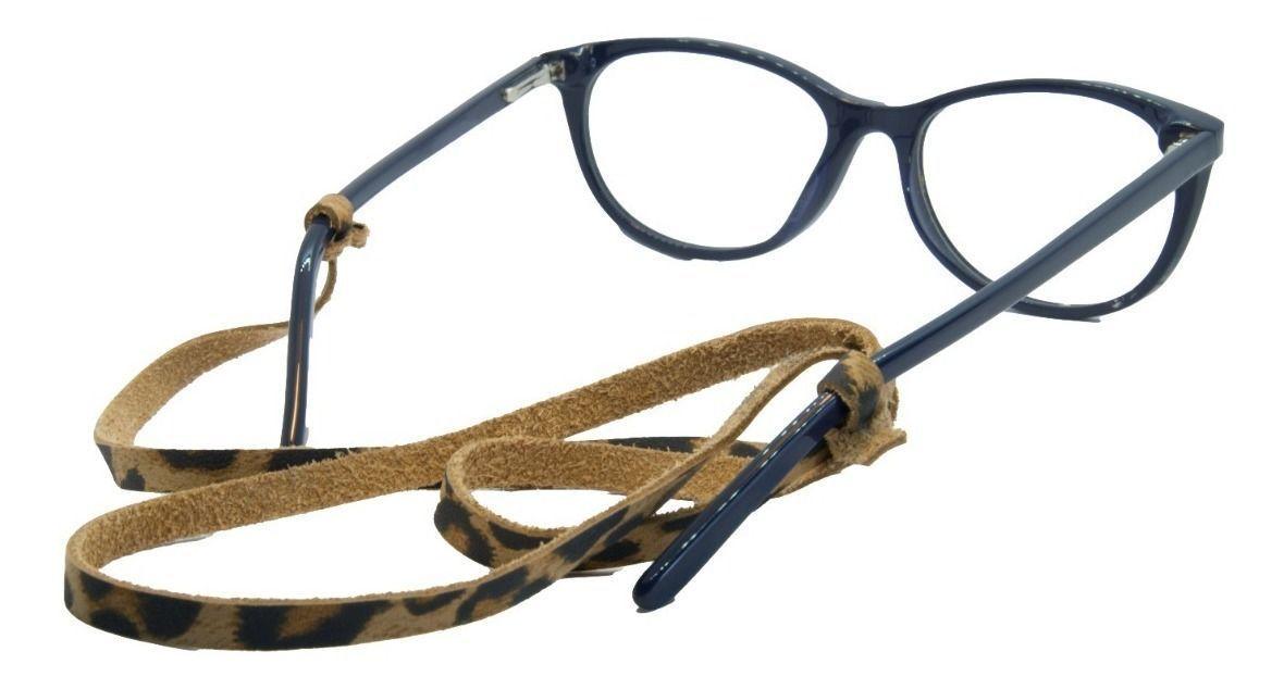 Strap Correa Para Anteojos Ajustable Cuero Animal Print-1
