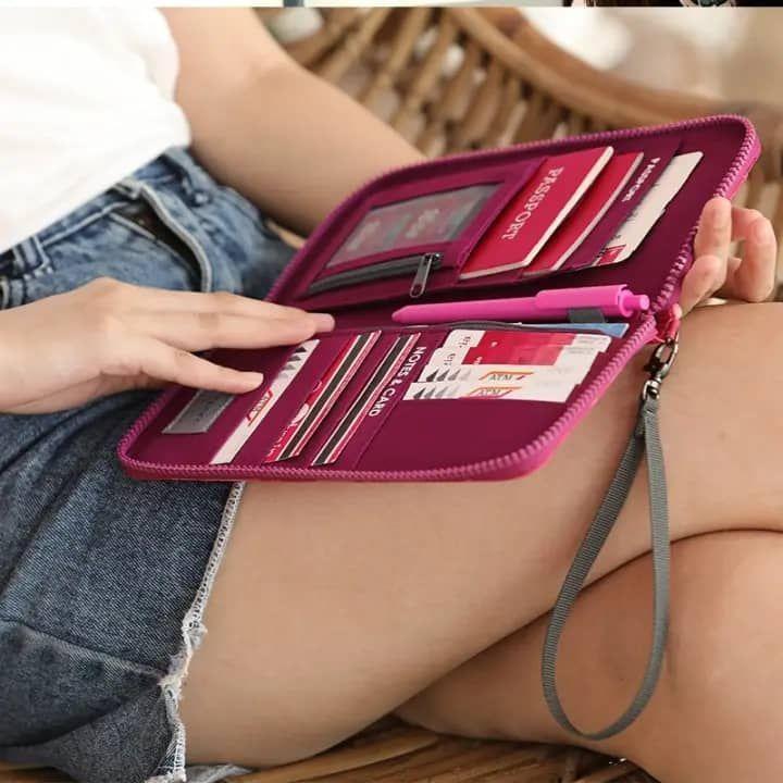 Porta Documentos Todobags Square Burdeo L-6