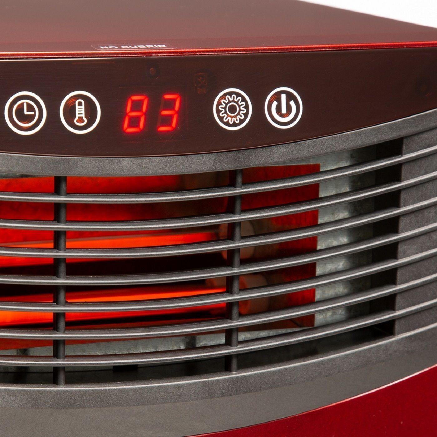 Estufa Calefactor Infrared Anwo EST-IR1500-BUV-R Luz UV Elimina Bacterias-2