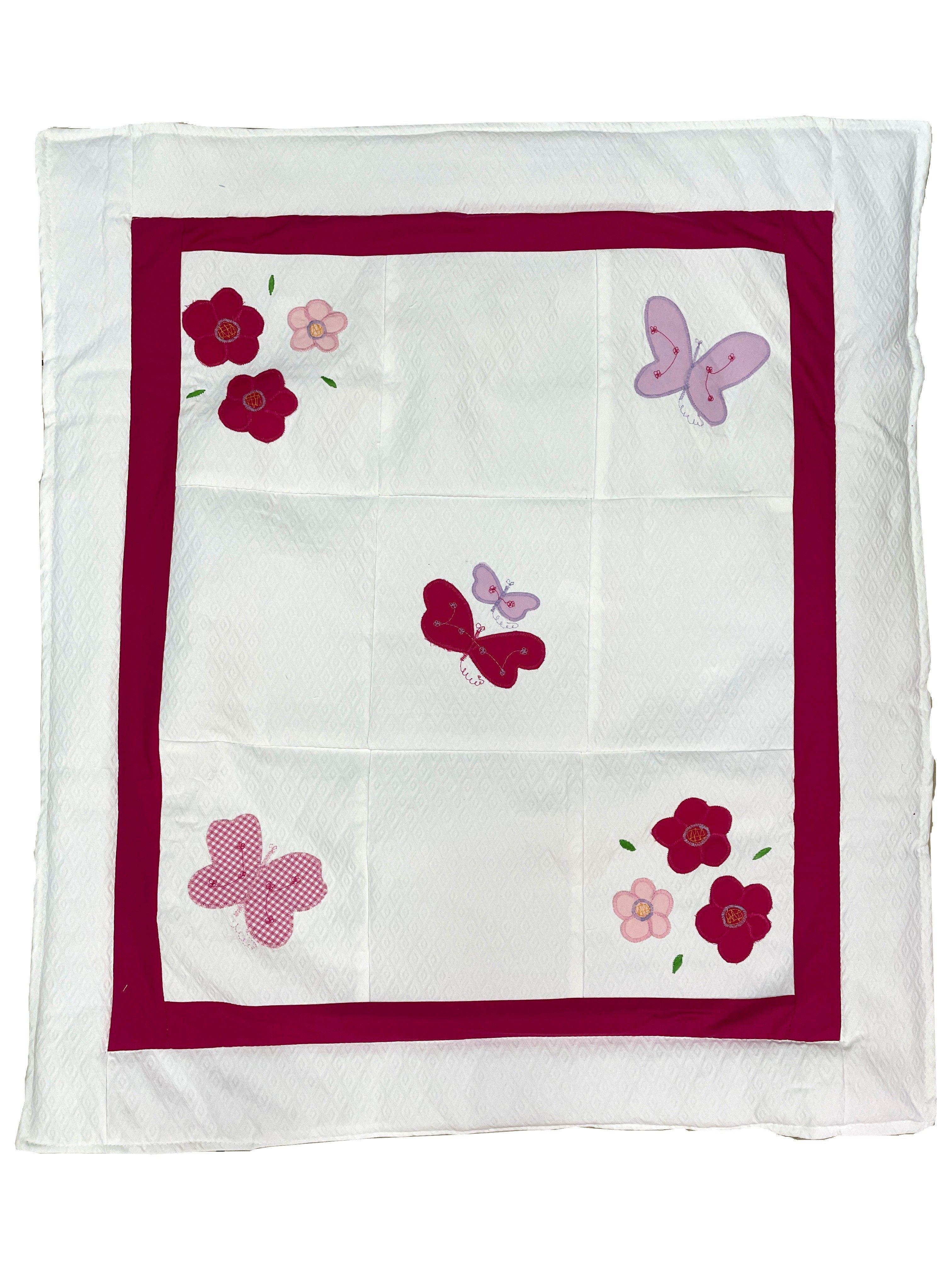 Set de ropa cuna Corral pack play 5 piezas Lila-1