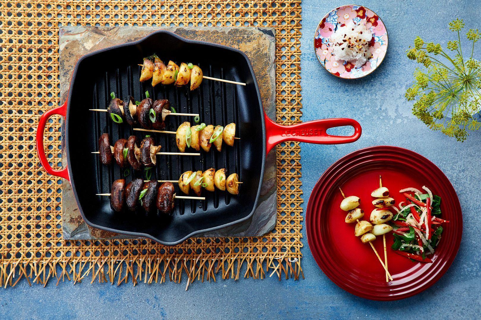 Skillet Grill Cuadrada 26Cm Cereza-4