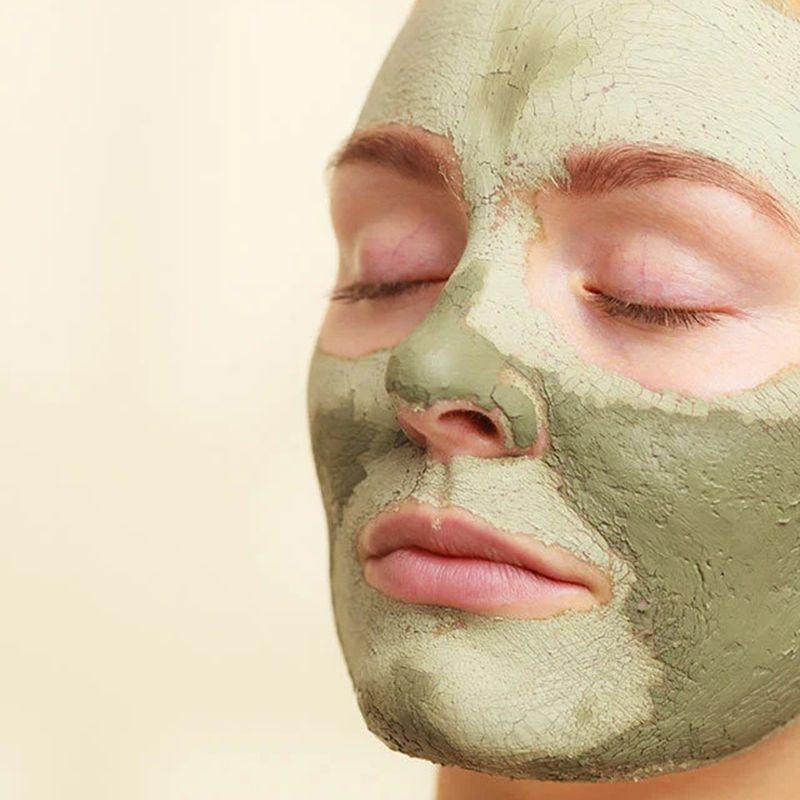 Set Mascarilla Arcilla Verde + Bowl + Cintillo + Saquito-4