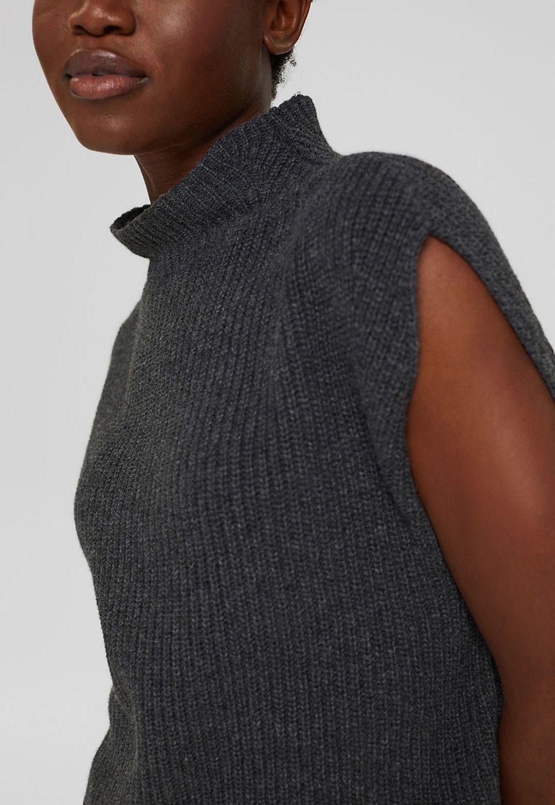 Sweater De Punto Acanalado Esprit-2