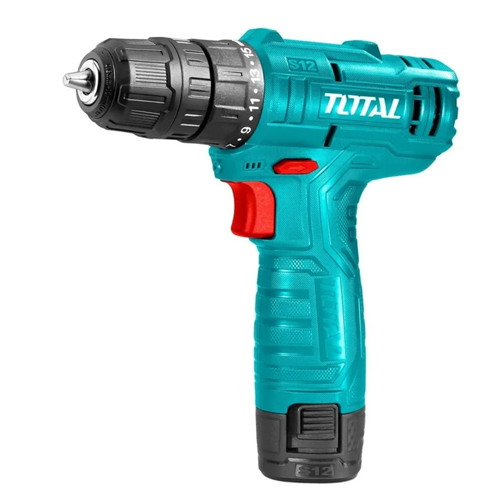 Taladro Atornillador Inalámbrico 12v (10mm) Total-0