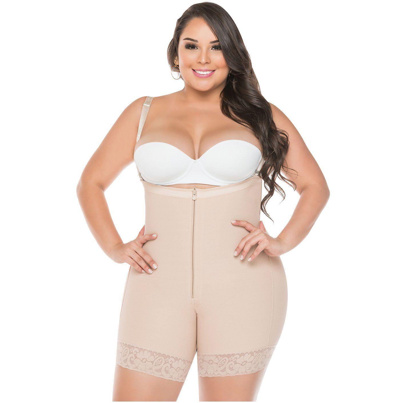 Faja Colombiana Moldeadora y Reductora En Short 214 Beige-1