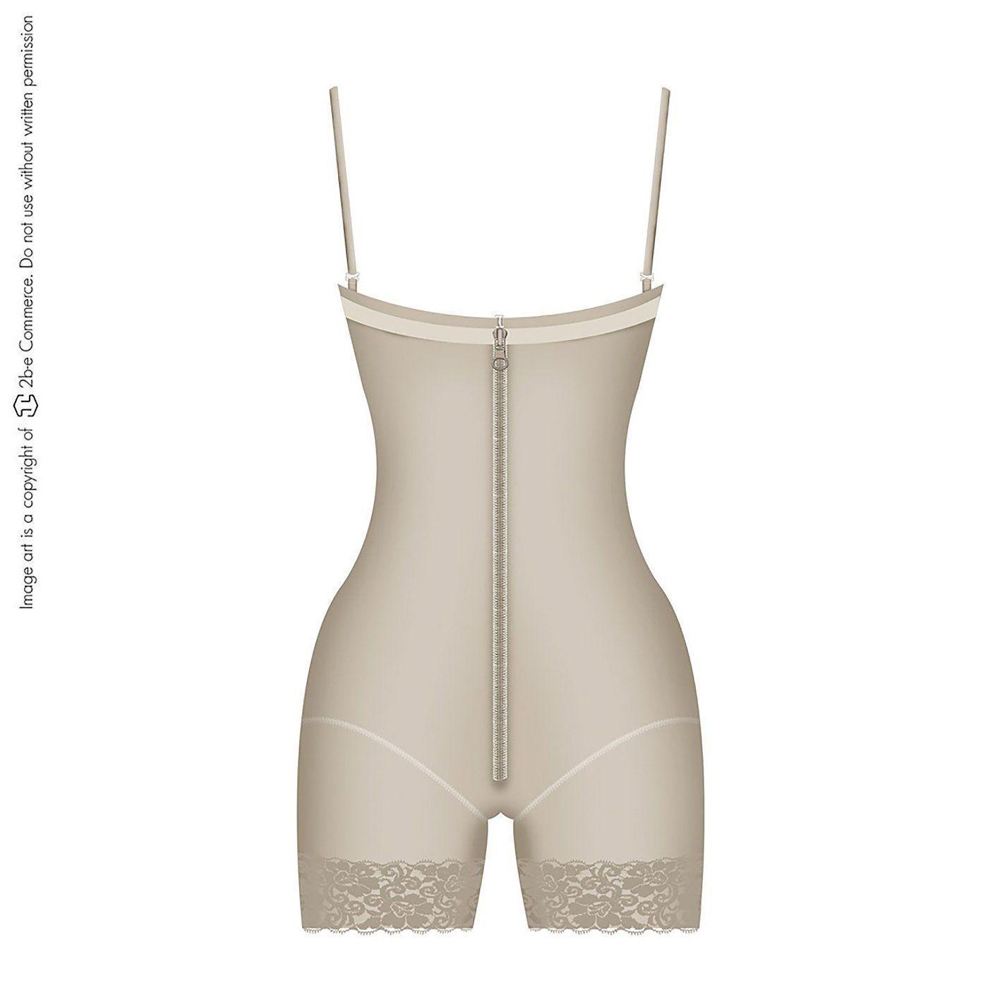 Faja Colombiana Moldeadora y Reductora En Short 214 Beige-4