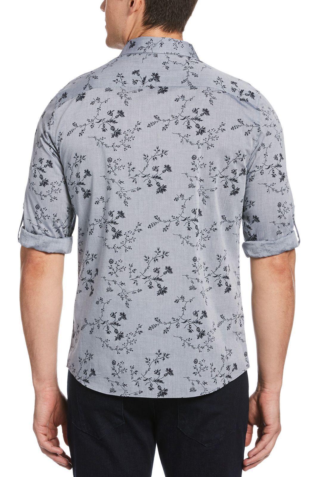 Camisa Casual estampada flores-2