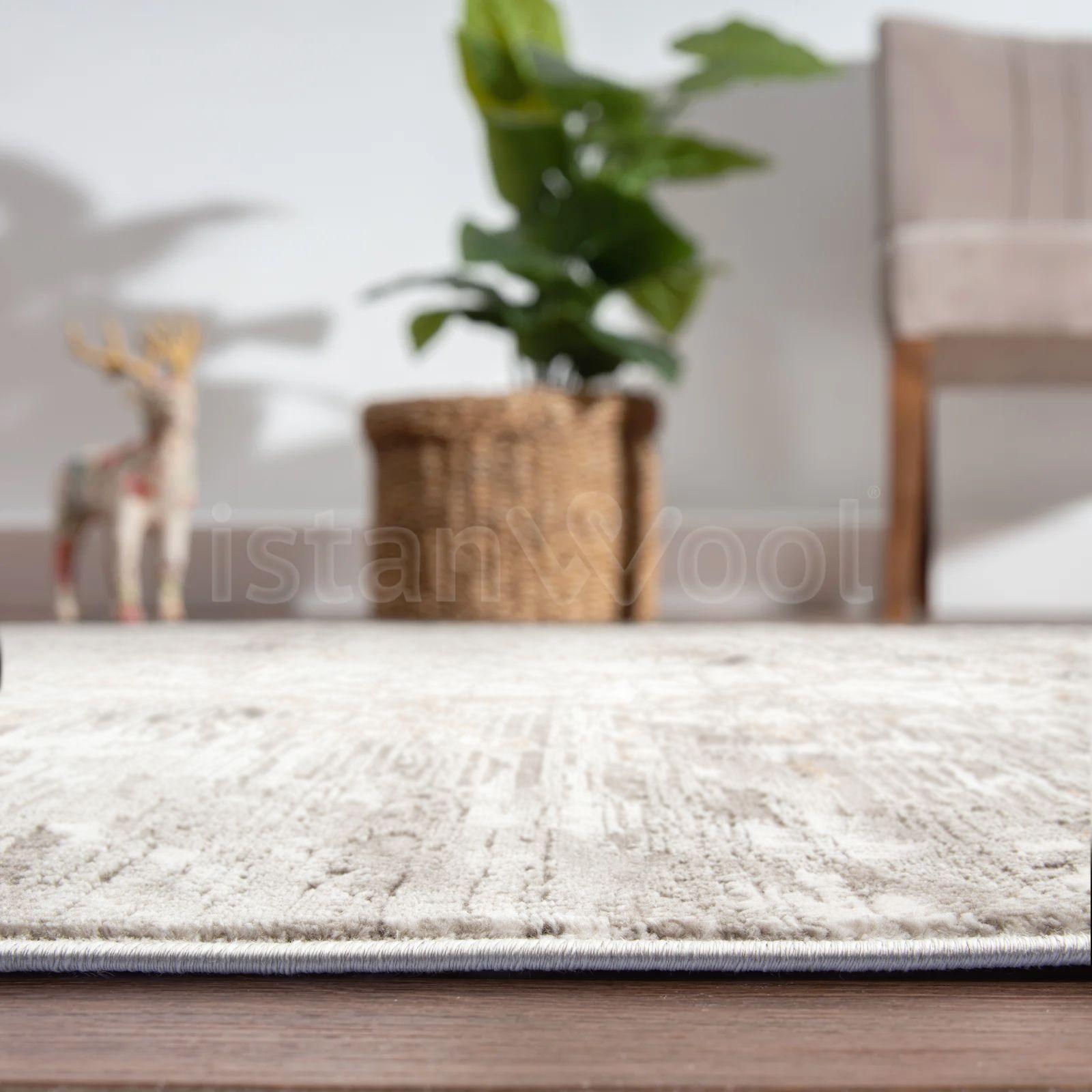 Alfombra Moderna 160x230 cms.Beige-3