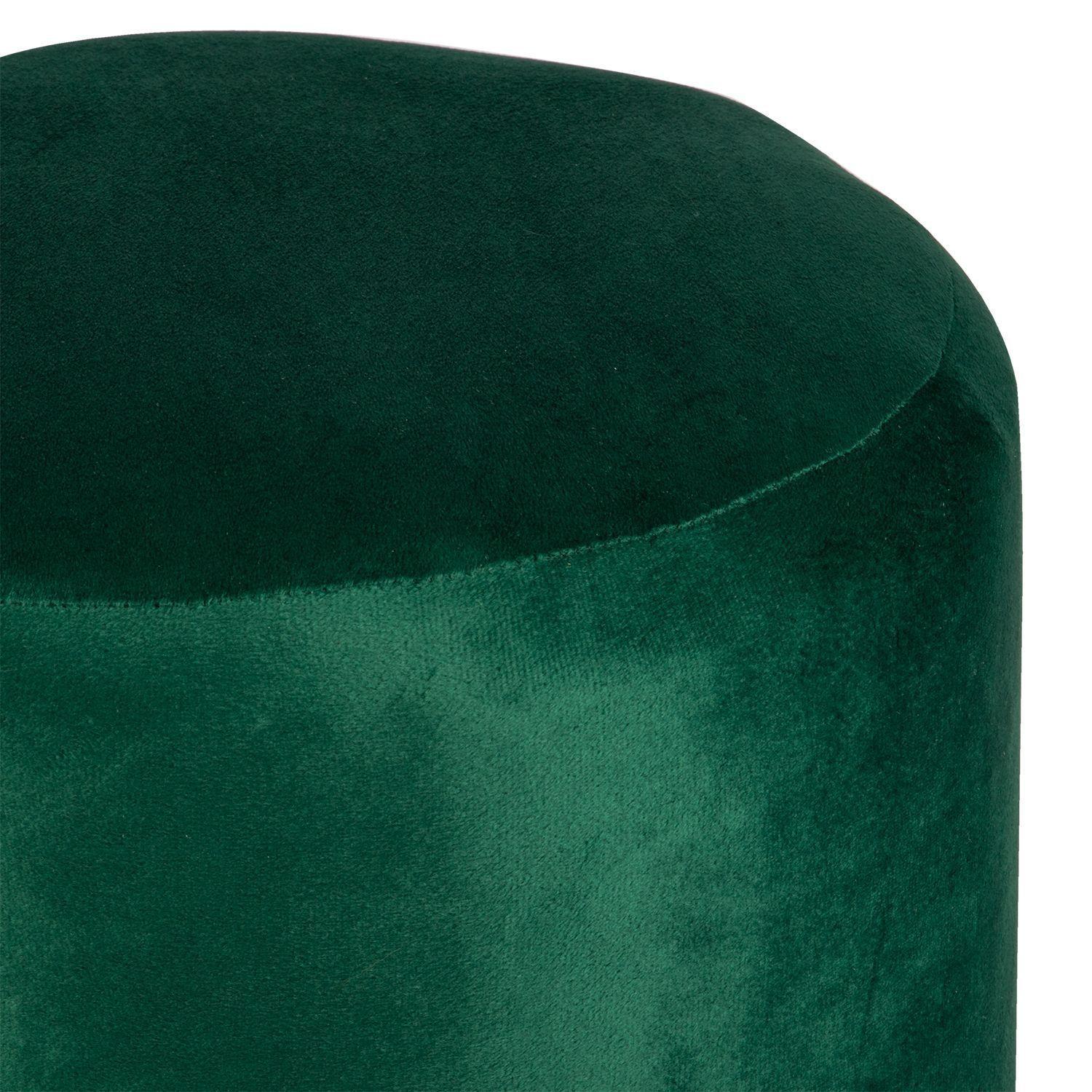 Pouf Bird Verde Botella Felpa 35x35x45 cm Máxima Design-3