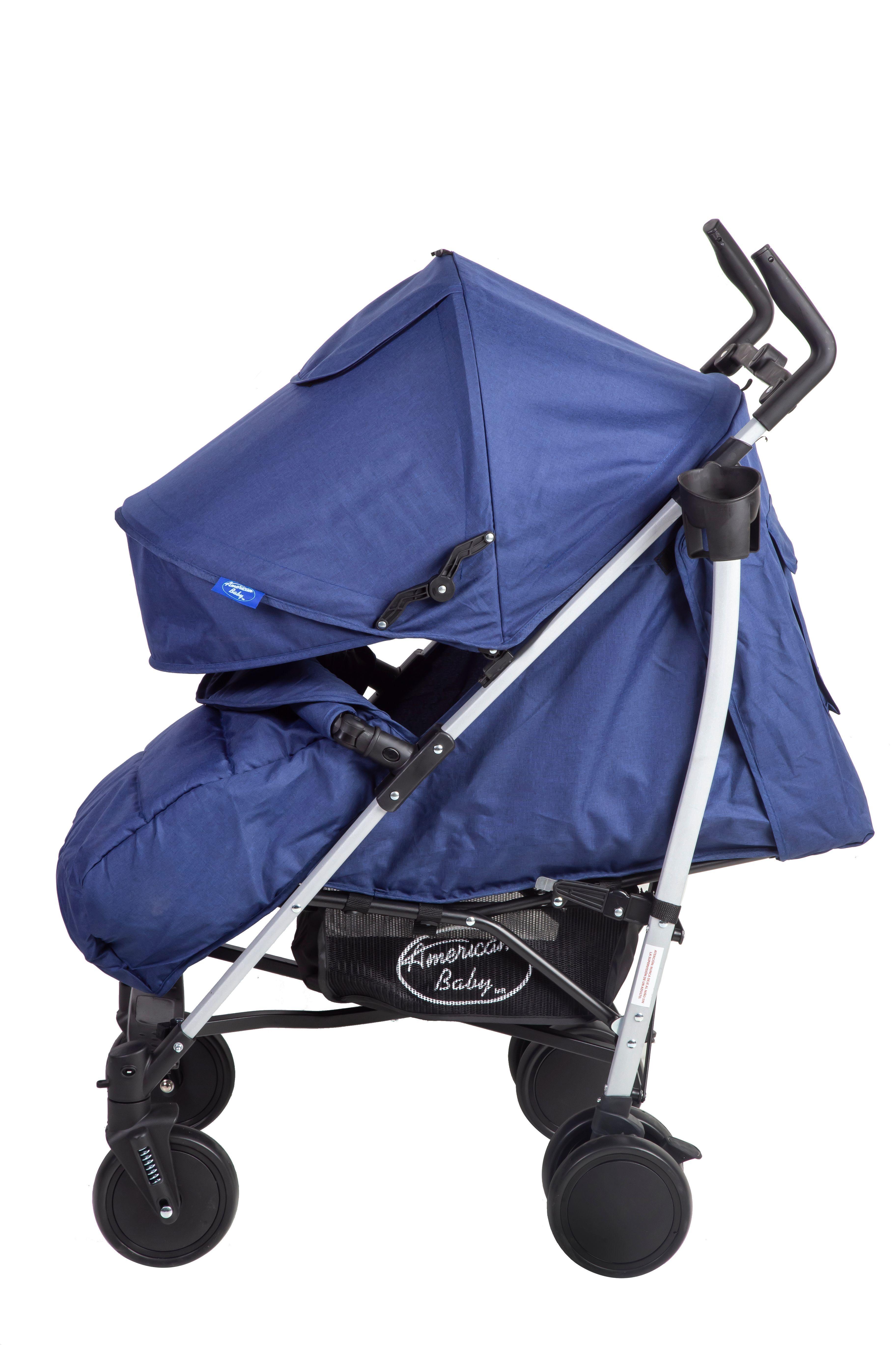 Coche deportivo paragua american baby azul-0