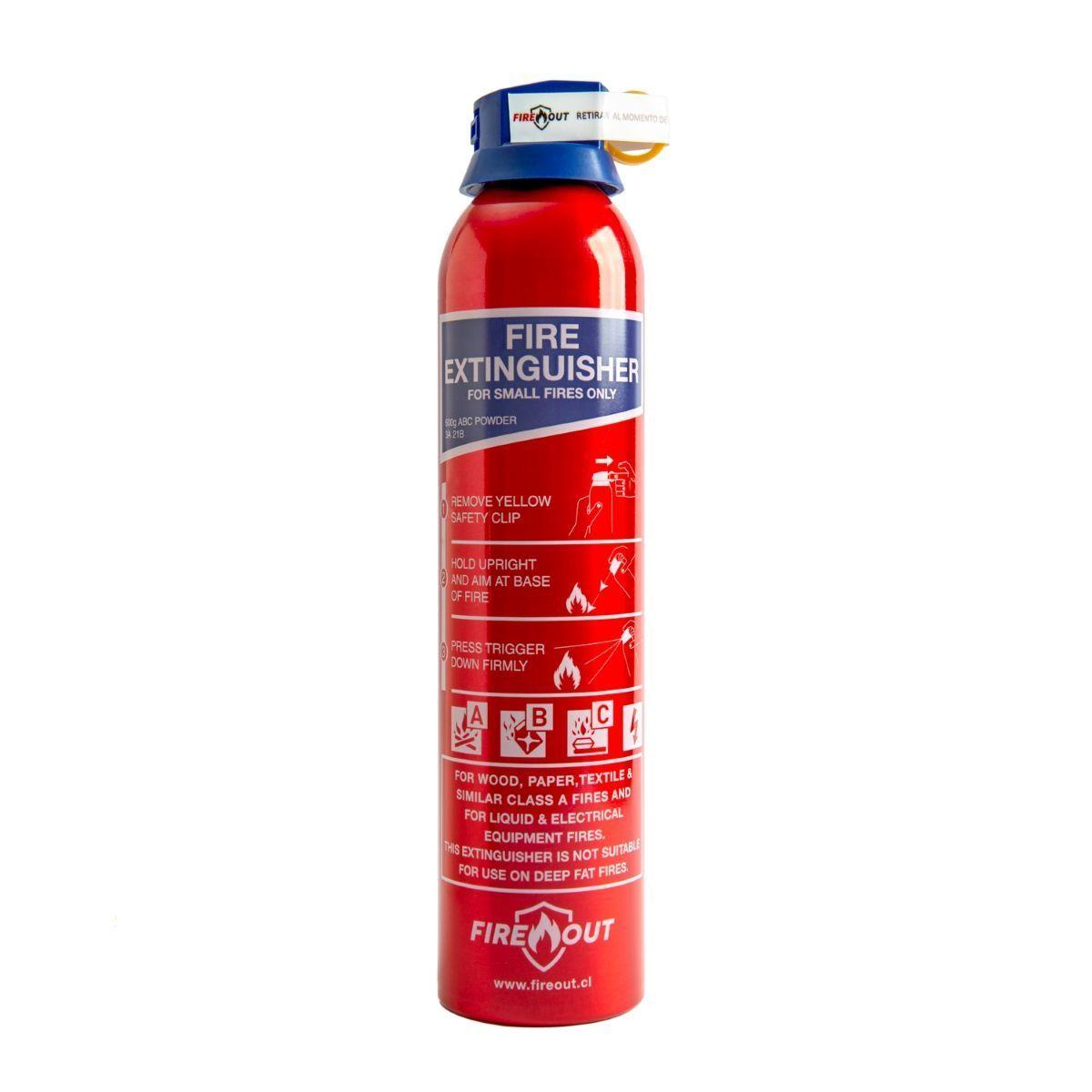Extintor Aerosol Portátil ABC - Fire Out-0