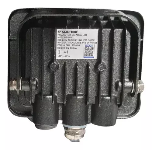 Foco Proyector De Área Led 10w Exterior Sec Luz Cálida-4