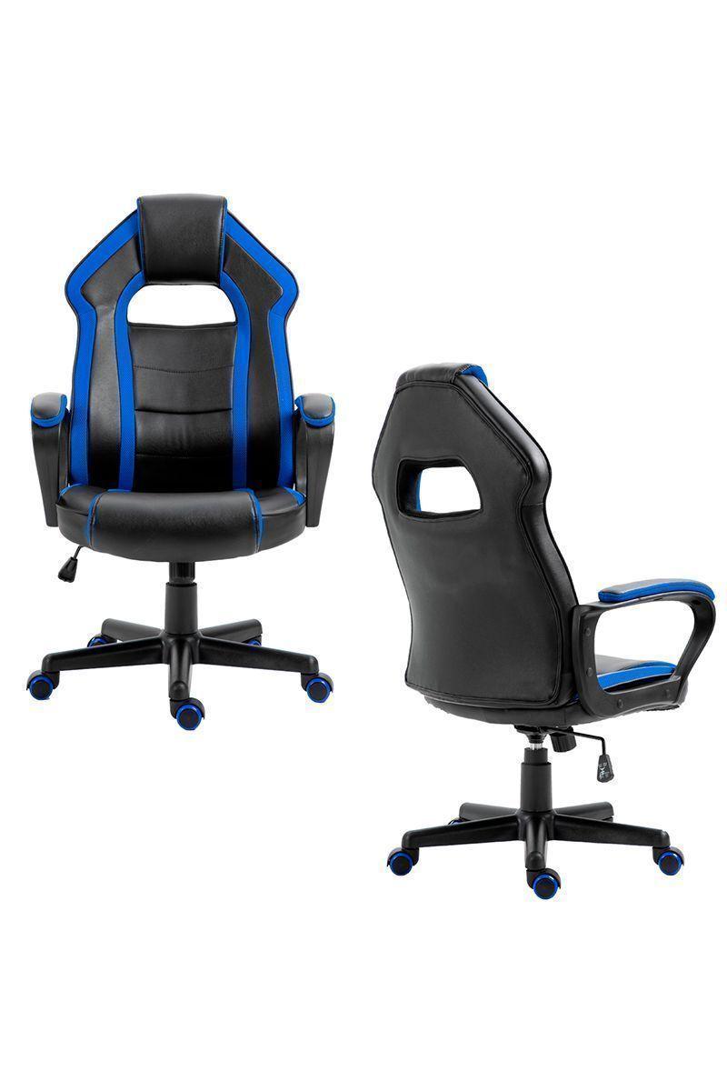 Silla Gamer Revolution Game Altura Ajustable Azul-3