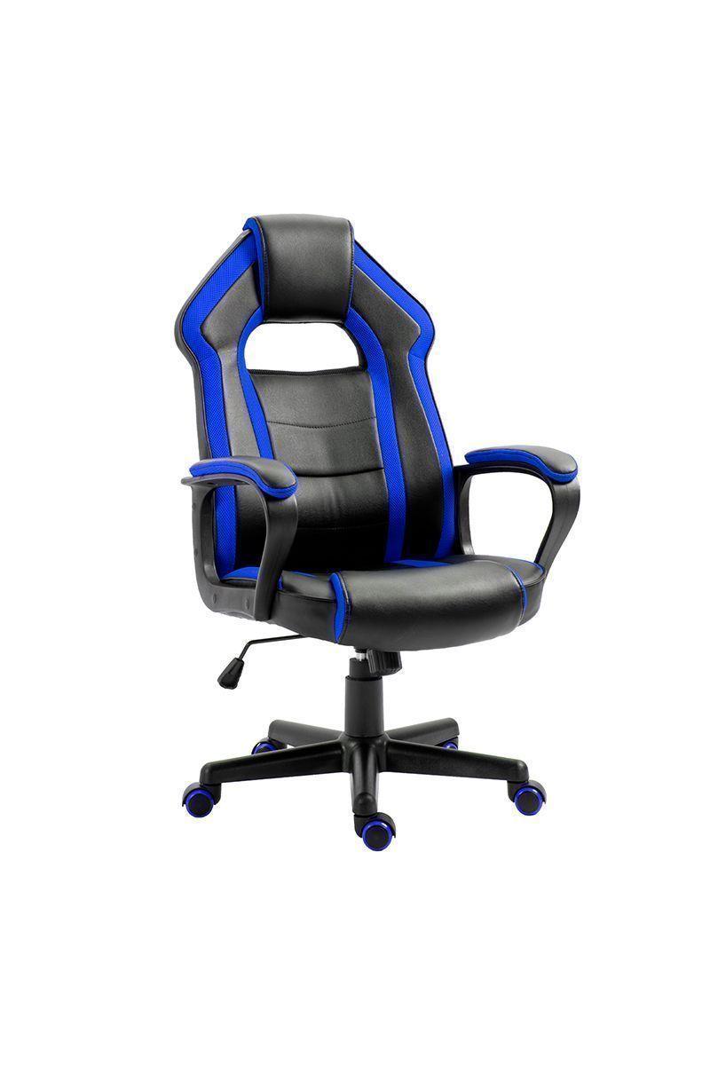 Silla Gamer Revolution Game Altura Ajustable Azul-0