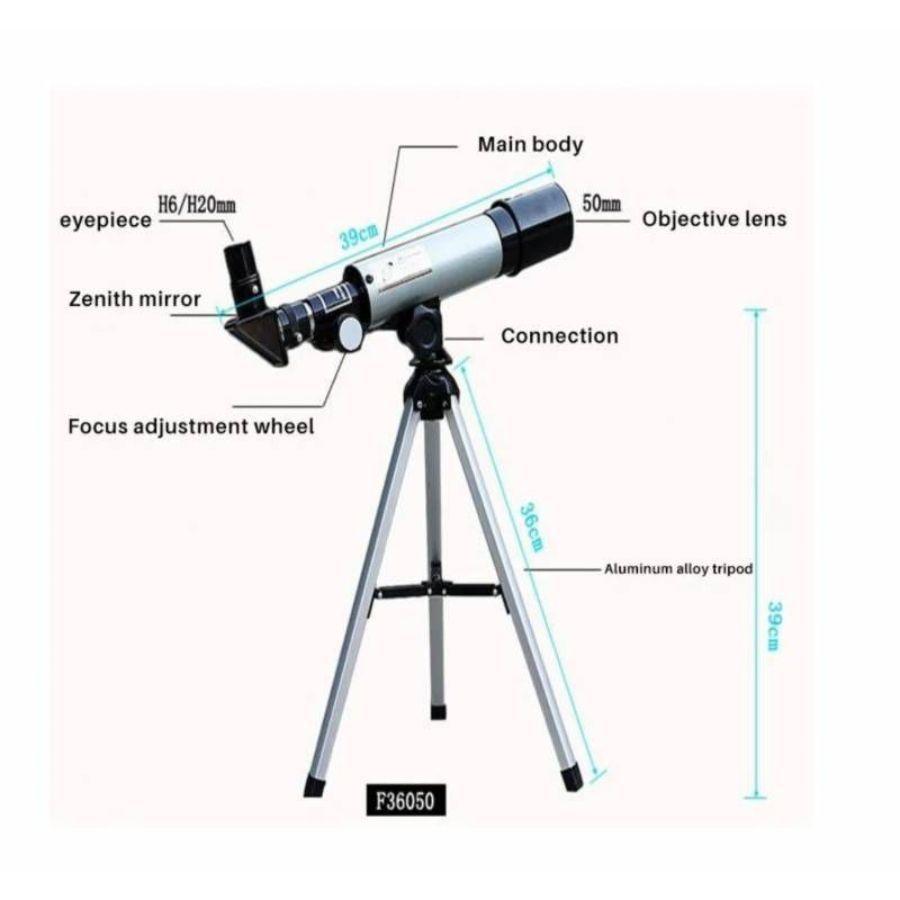 Telescopio Niños Astronómico Monocular 60x Zoom-2