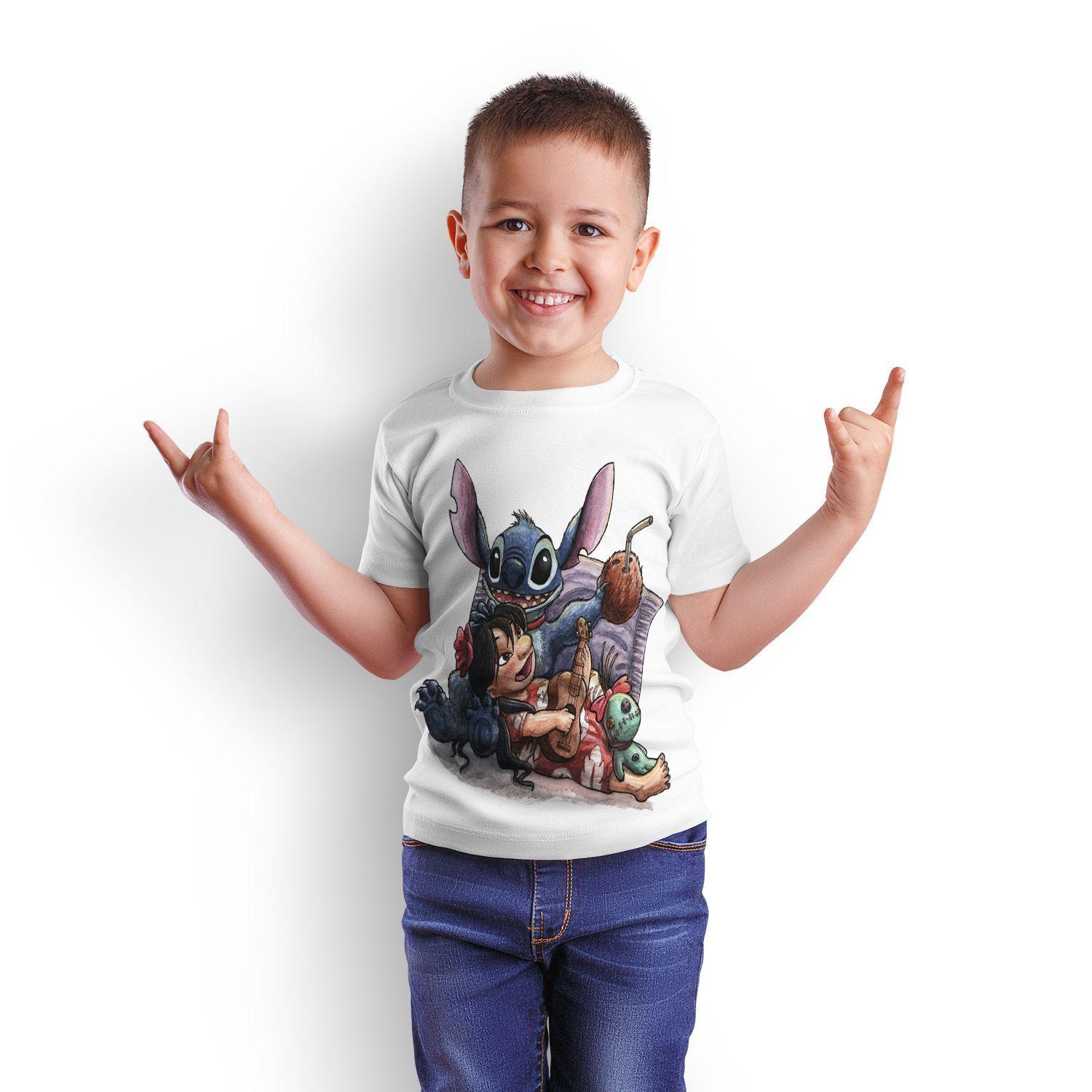 Polera Juvenil Lilo & Stitch D3-1