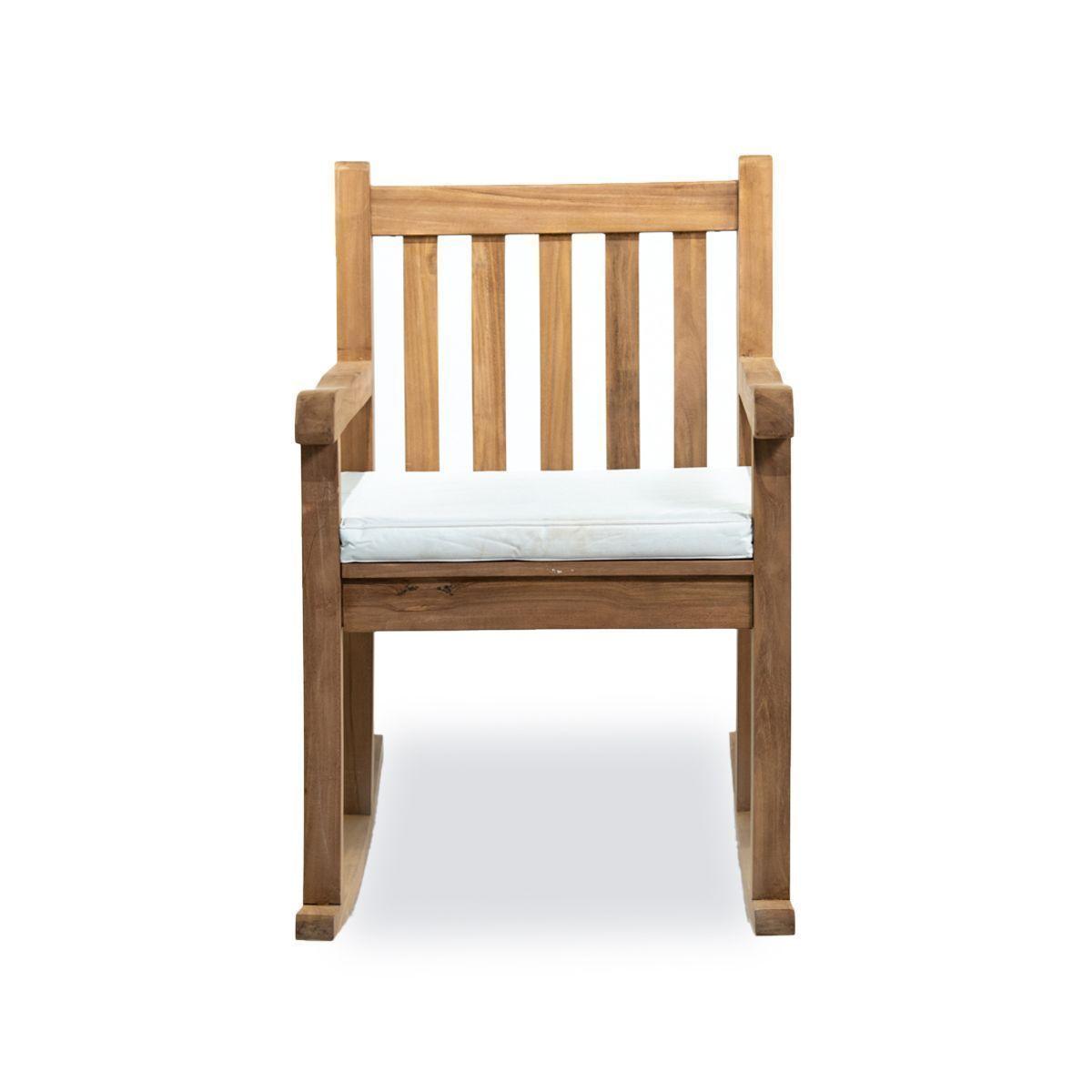 Silla mecedora madera de Teca-1