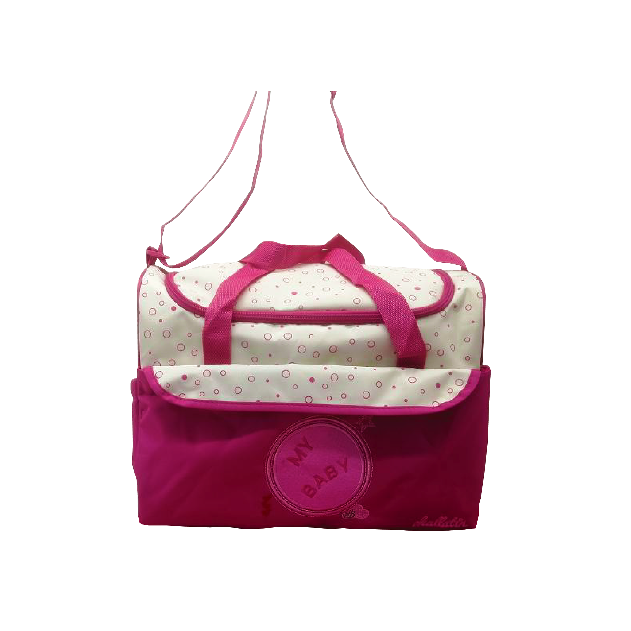 Bolso maternal My Baby Rosado-0