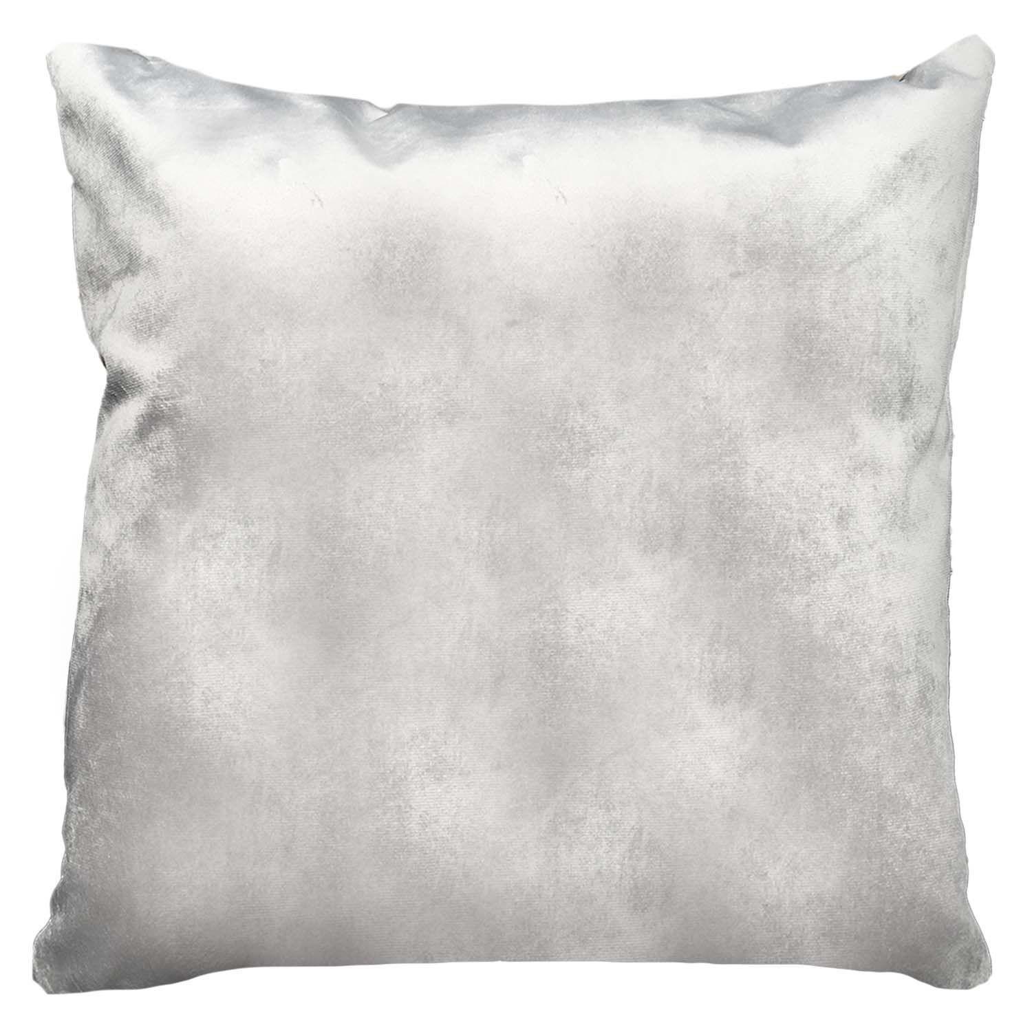 Cojín Decorativo EcoCuero Gris y Café 60x60 Relleno-1