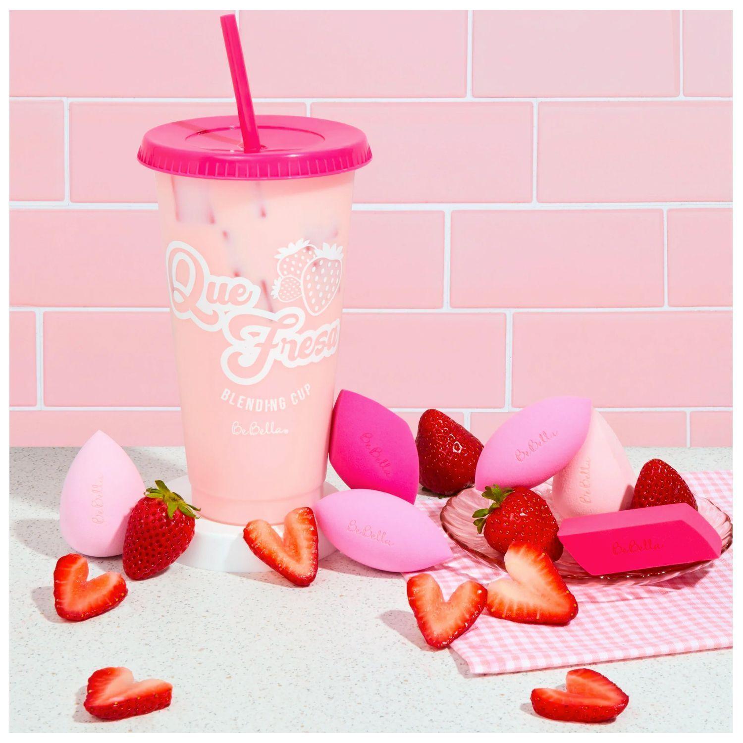 Set Esponjas de Maquillaje "Blending Cup" Que Fresa BeBella Cosmetics-2