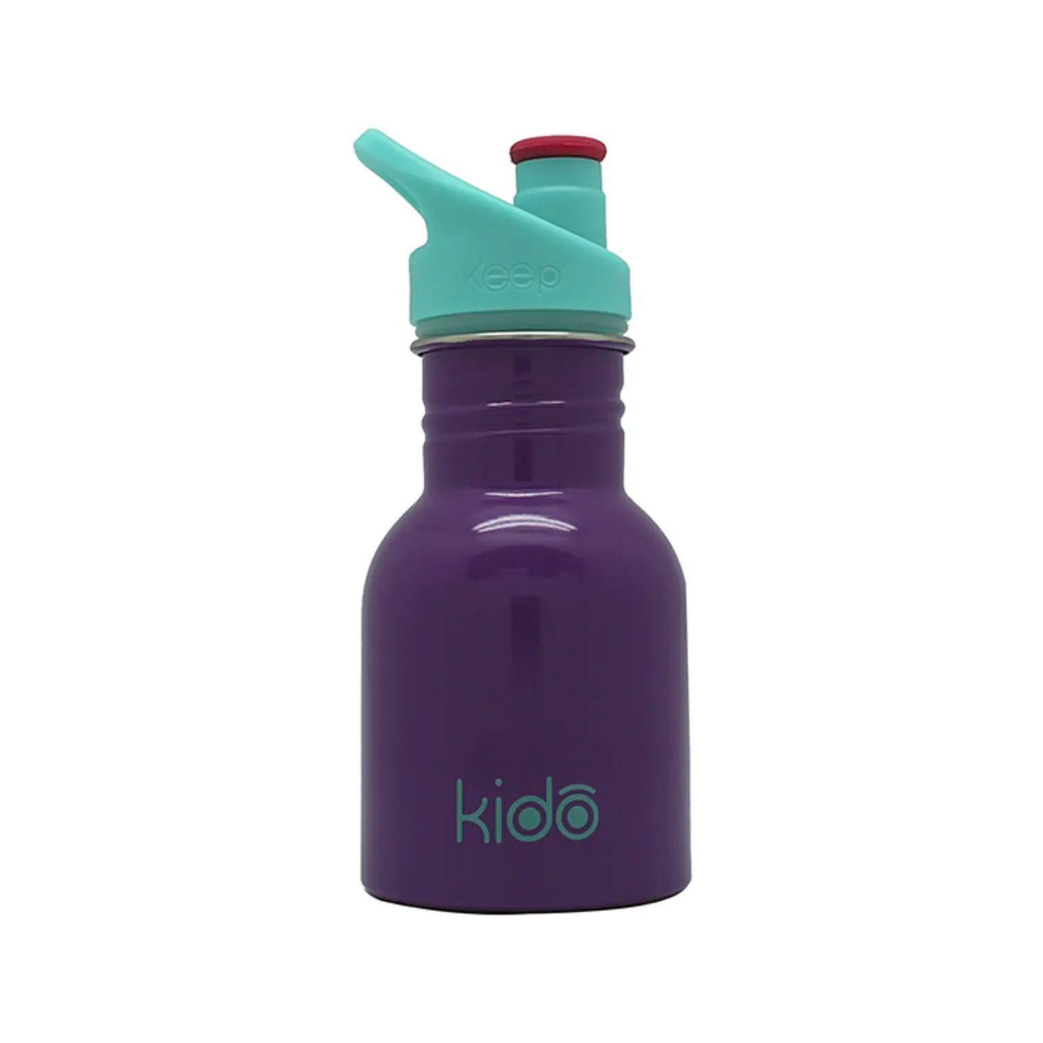 Botella Metálica con Asa Ergonómica 335 ml Amarillo/Fucsia/Morado/Rosa - KIDO-3