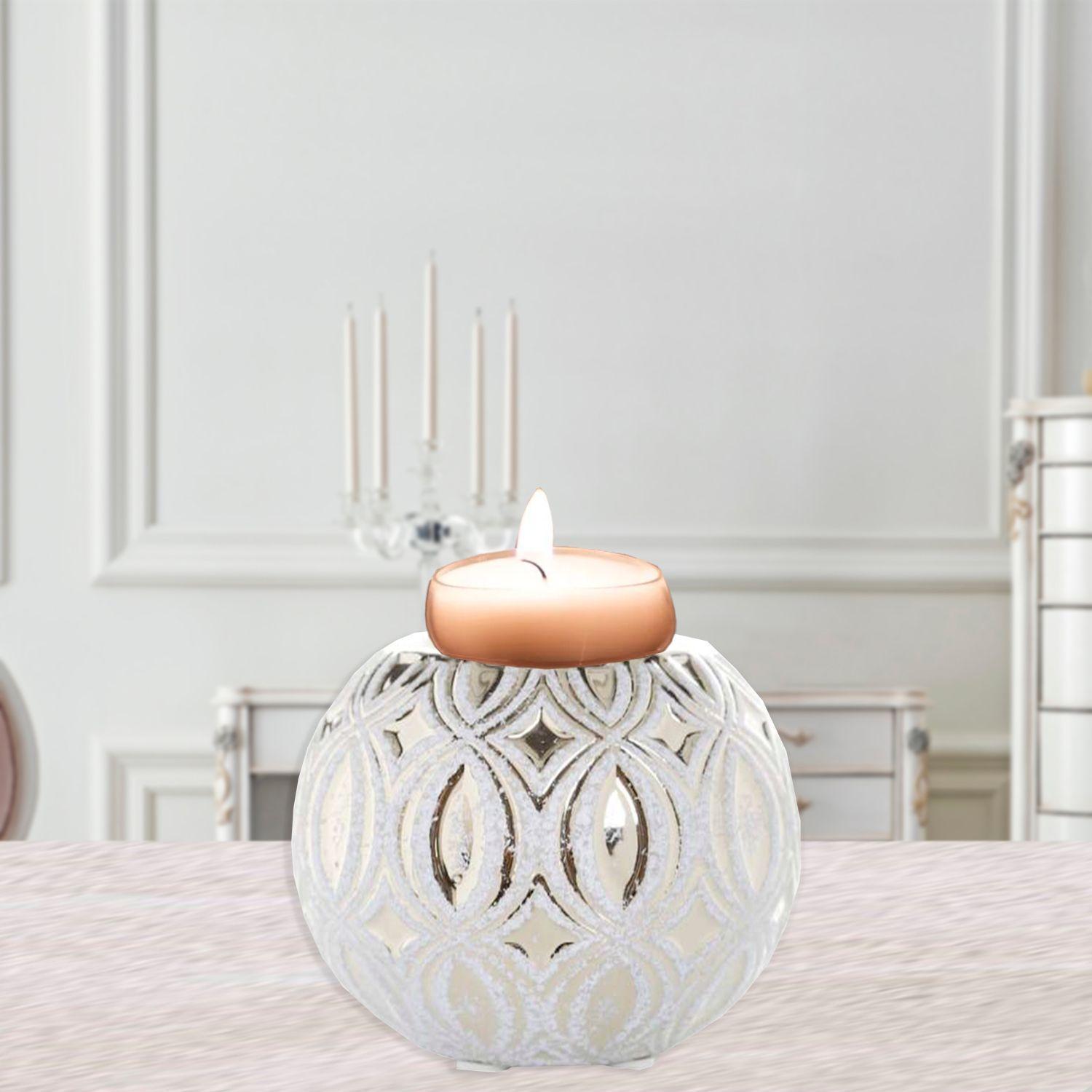 Portavela Decorativo Etrusco Bola-3