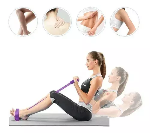 Set 6 Ligas Bandas Elásticas De 6 Tubos Para Piernas -2