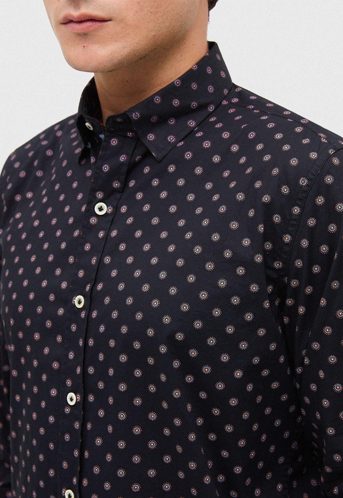 Camisa River. Fantasía. Negro--3