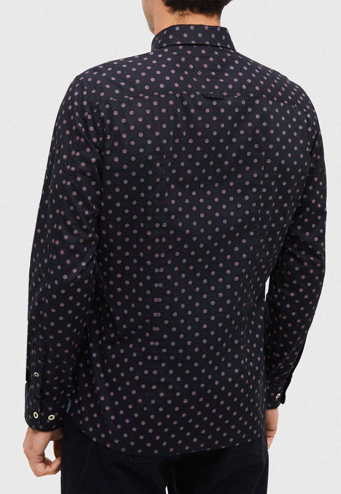 Camisa River. Fantasía. Negro--2