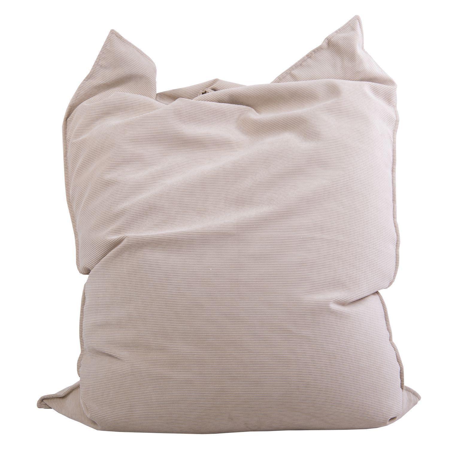Cojín de Suelo Aluga Cotelé - Crema-0