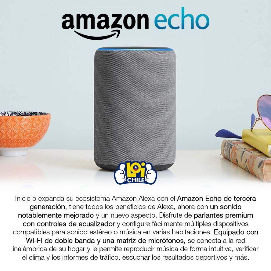 Amazon Echo 3 Parlante Inteligente Alexa-1