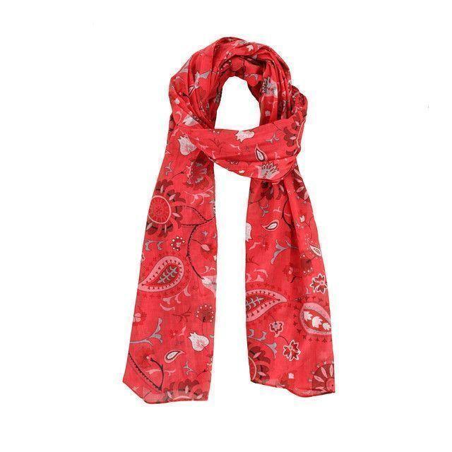Pañuelo Estampado Rojo Retro iD-0