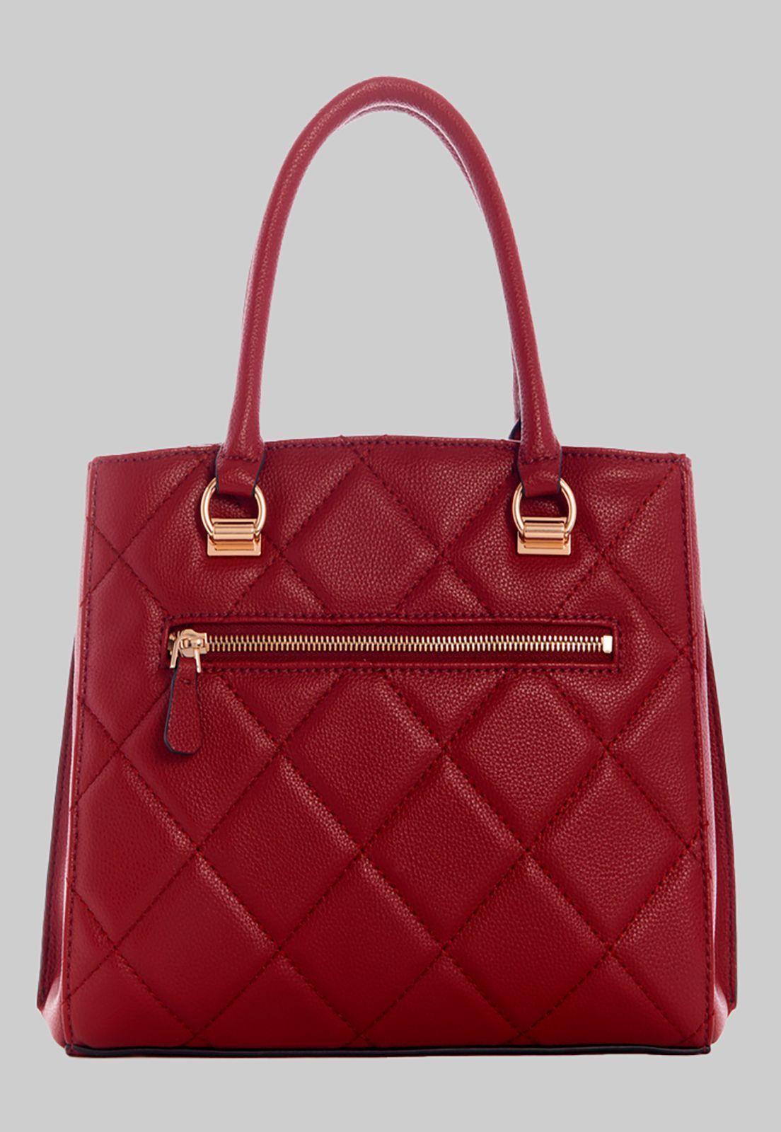 Cartera Fantine Girlfriend Satchel Mer Rojo Guess-2