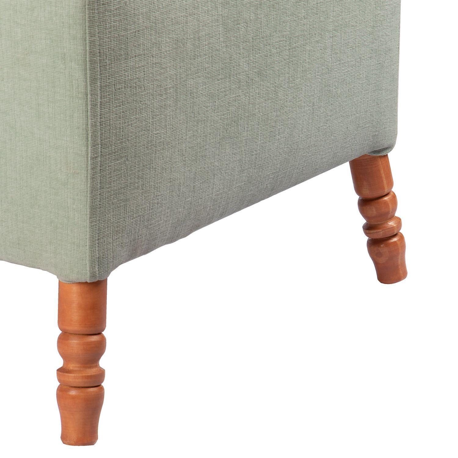 Pouf Alejandro Diseño Verde Agua 54x54x44 cm Máxima Design-4