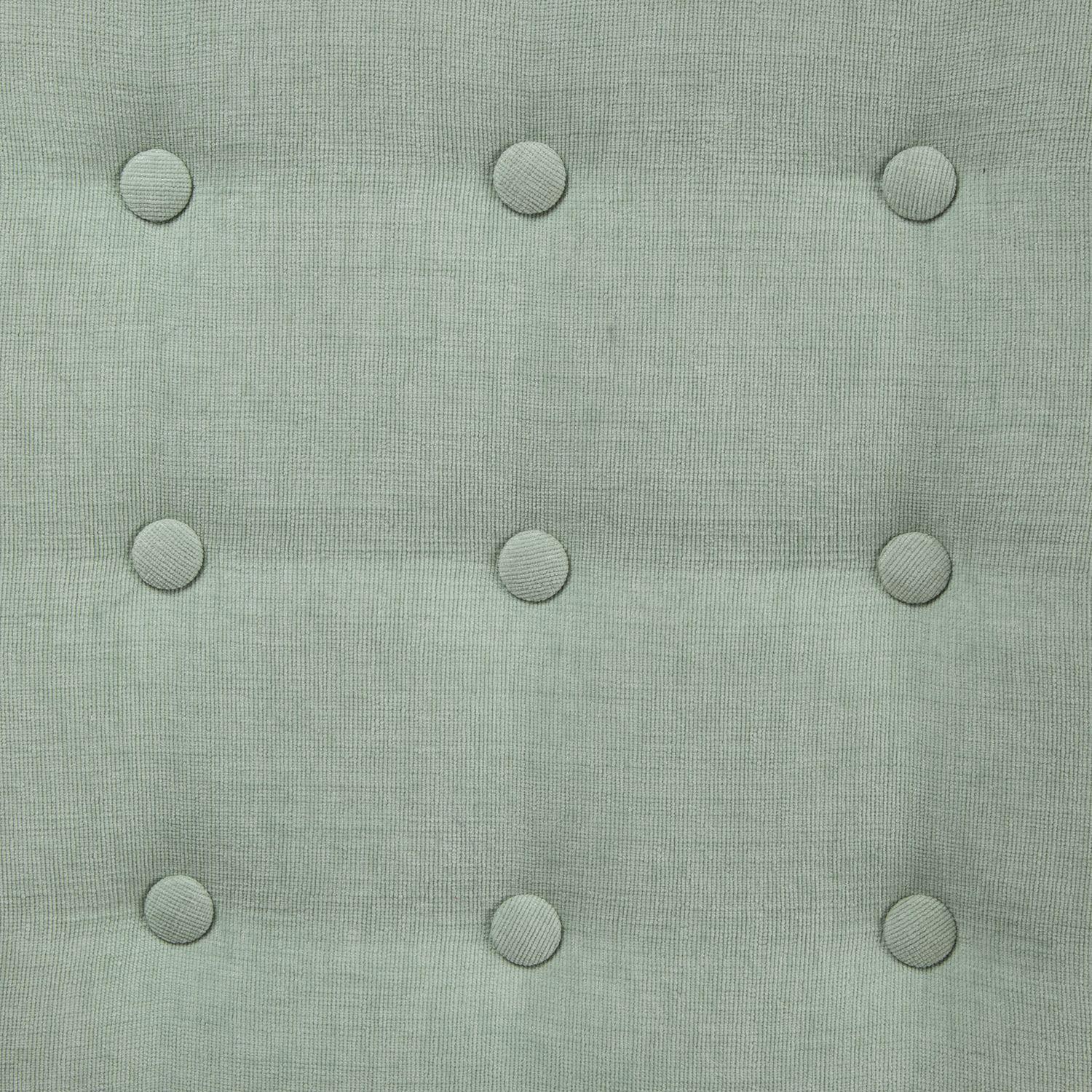 Pouf Alejandro Diseño Verde Agua 54x54x44 cm Máxima Design-5