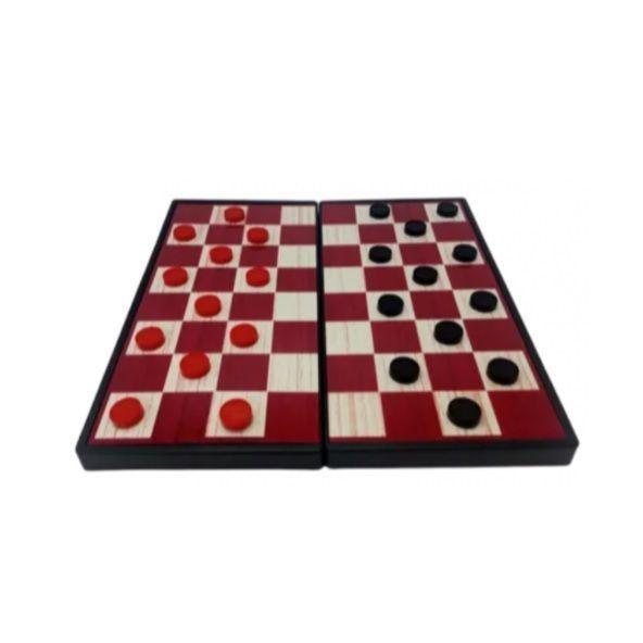 Juego mágnetico 4 en 1,Ludo,Naipes,ajedrez y dama-5