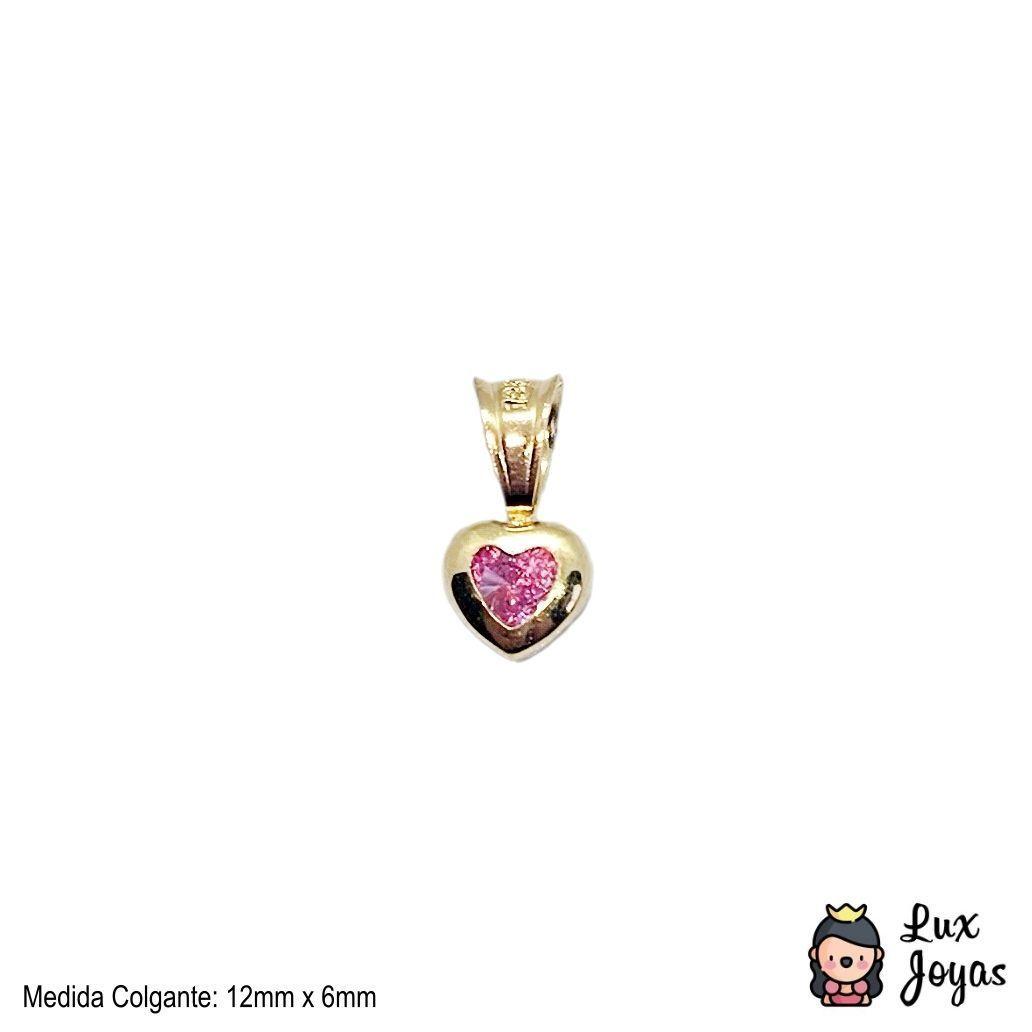 Colgante Punto De Luz Corazón Oro 18k-2