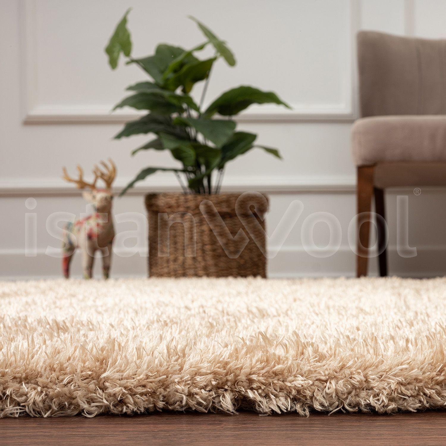 Alfombra Gruesa 160X240cms. Shaggy Beige-3