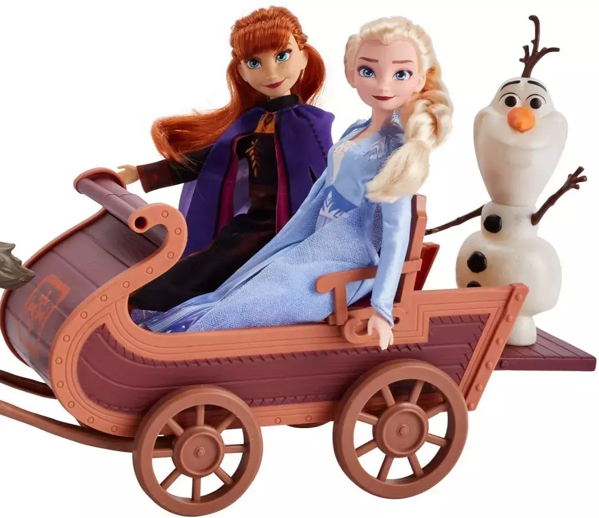 Frozen 2 Carruaje Deluxe + 5 Personajes Elsa Anna -4